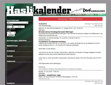 Tablet Screenshot of haslikalender.ch